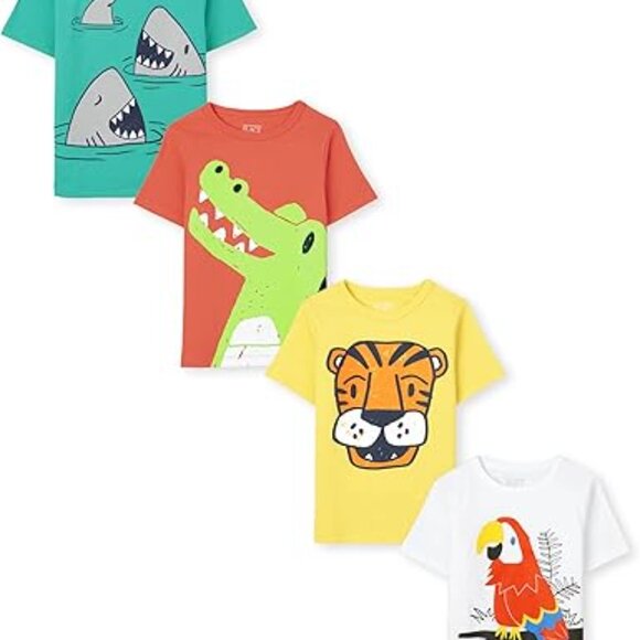Children's Place, 4 Pack, NWT, 5T, Short Sleeve Graphic T-shirts - Picture 1 of 6